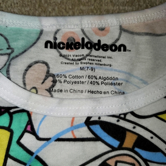 Nickelodeon NWT "Spongebob" Character Tank 606 - Picture 3 of 3